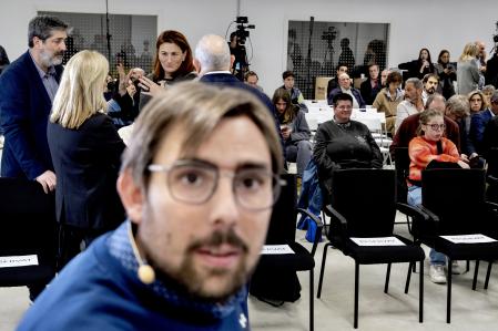 Sergi Moncunill, en la sede de la fundación TEB