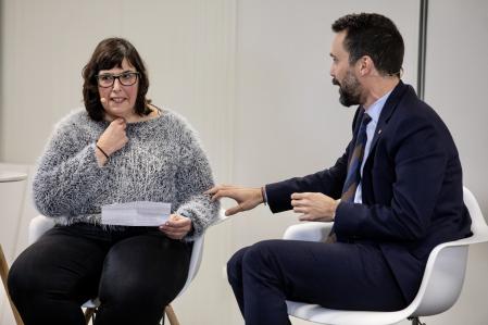 Maria Rosa, con el conseller