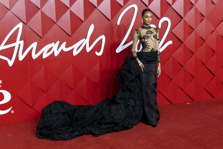 Jourdan Dunn en la alfombra roja de los British Fashion Awards 2022