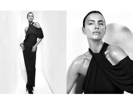 Irina Shayk posa con los diseños de la colección 'A new sensuality' de Zara