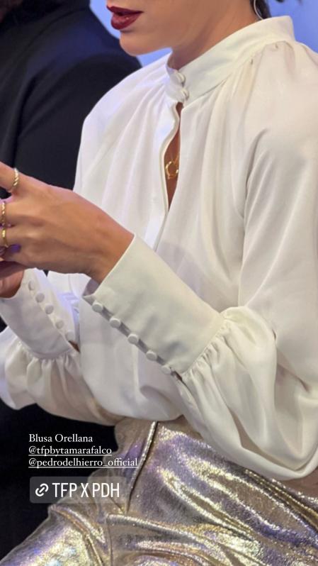 Detalle de la blusa 'Orellana' de la colección de TFP para Pedro del Hierro