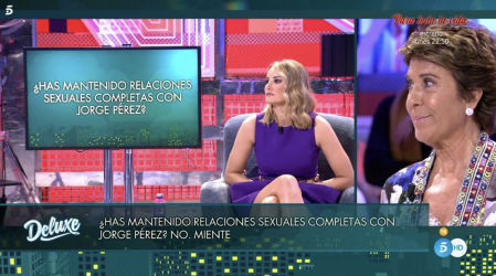 Alba Carrillo ha contestado en 'Sábado Deluxe' a las preguntas más íntimas de su relación con Jorge Pérez