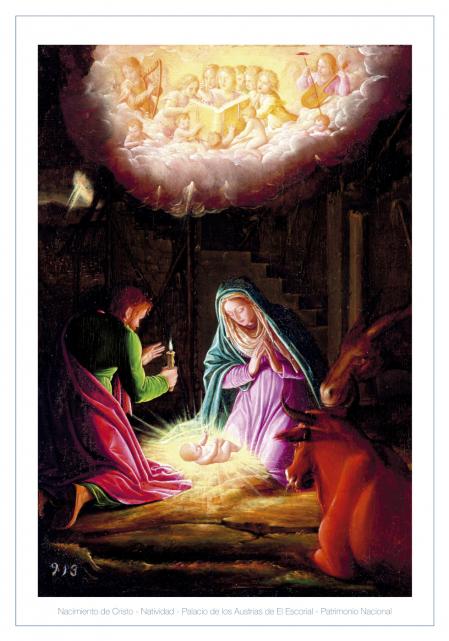 Felicitación de Navidad de los reyes Juan Carlos y Sofía