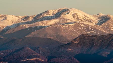 Vista del paisaje desde el Santuario de Bellmunt.