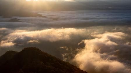 Vista del paisaje desde el Santuario de Bellmunt.