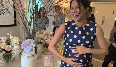 Primera imagen tomada desde dentro de la 'baby shower' de Markle en Nueva York.