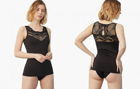 YSABEL MORA camiseta térmica encaje