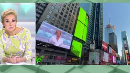 Quintana, en Times Square