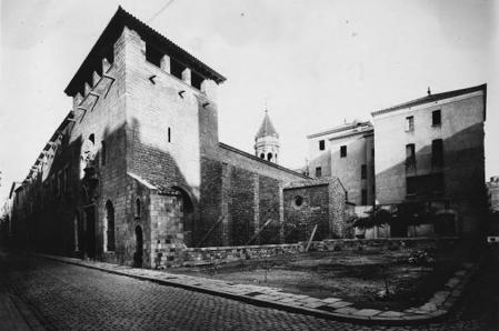 Vista del antiguo Hospital Colom.