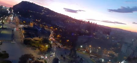 Barcelona desde la noria del Port Vell.