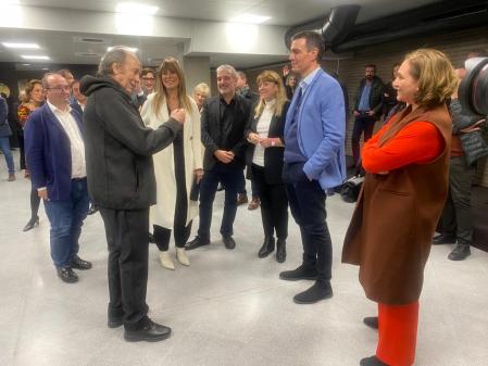 Ada Colau también estuvo presente en el encuentro con las autoridades