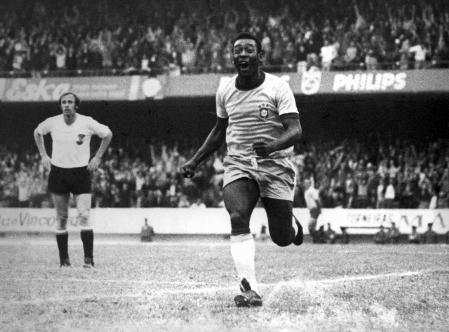 FILE PHOTO: Pele - Brazil celebrates a goal  Action Images via Reuters/File Photo