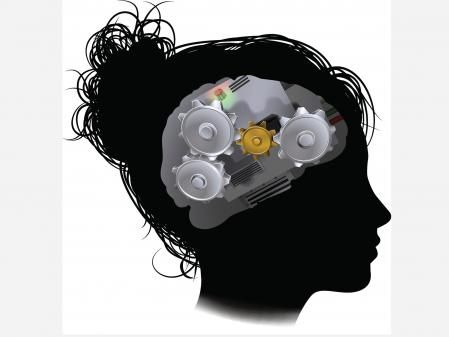 Imagen conceptual de inteligencia artificial