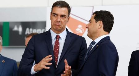 Pedro Sánchez y Moreno Bonilla