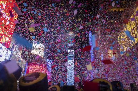 Times Square, en Nueva York, celebra la llegada del 2023