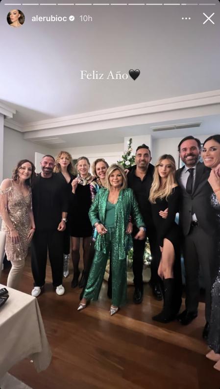 Alejandra Rubio y Terelu Campos celebran con amigos la entrada al 2023