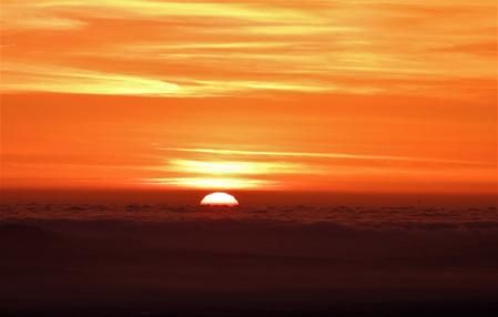 Primera salida del sol de 2023 en el Santuari del Far.