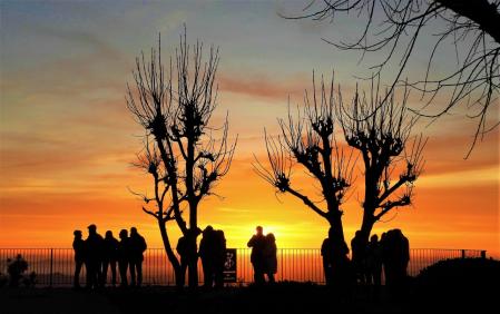 Primera salida del sol de 2023 en el Santuari del Far.