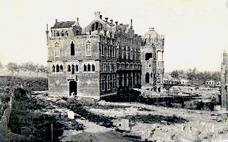 Construcción del Hospital de Sant Pau.