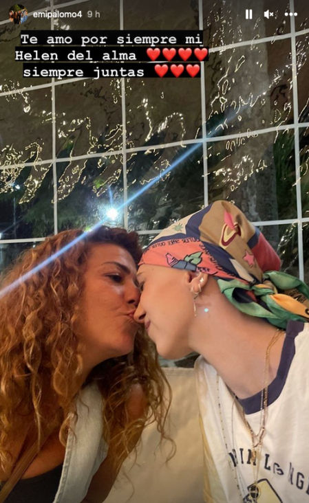 Emi Palomo se despide de su hija a través de una historia en Instagram