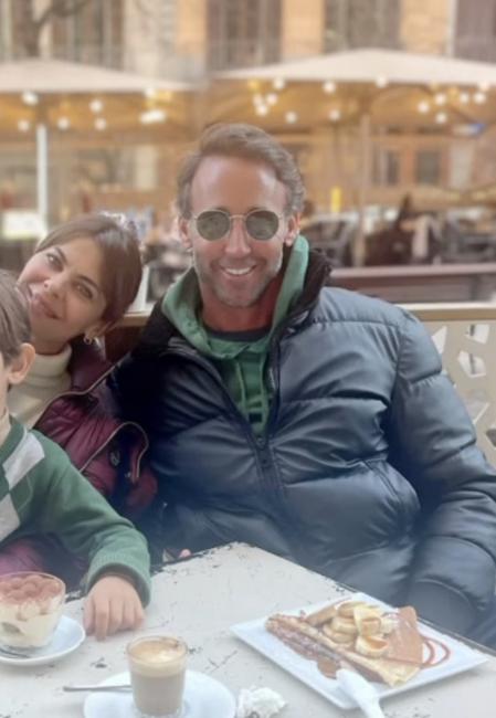 Álvaro y María José comparten una fotografía de su día de reyes