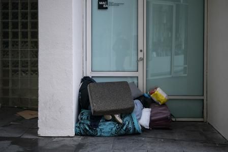 El lugar también es refugio de mucha gente en situación de vulnerabilidad