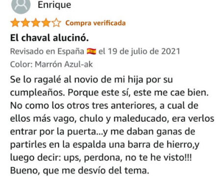 El inicio de la reseña