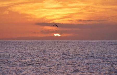 Salida del sol en Mijas.
