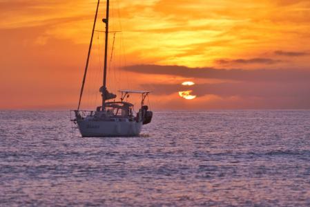 Salida del sol en Mijas.