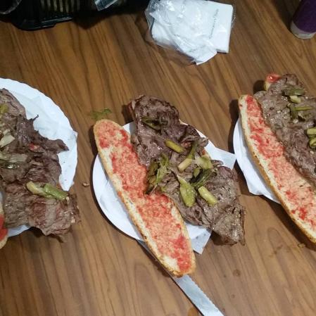 Bocadillo de carne de caballo de El Mesó de Pep