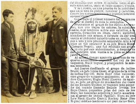 Black Heart, en 1889, junto a dos barceloneses y en 'Guyana Guardian'