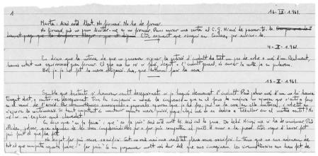 En septiembre de 1961 Jordi Pujol escribe a Marta Ferrusola sobre el indulto: “Marta: esto está listo. No firmaré”