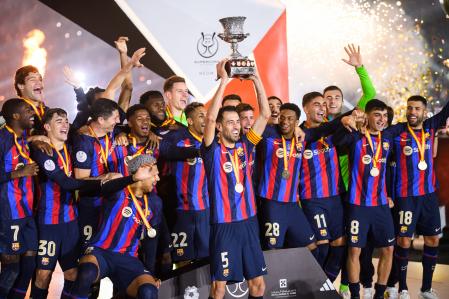 Final de la Supercopa de España Real Madrid FC Barcelona Copa Sergio Busquets