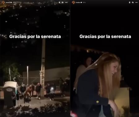 Los fans de Shakira se aseguraron de que la artista recibiese todo su cariño.