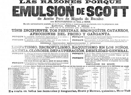 Un anuncio de este diario del 17 de diciembre de 1889
