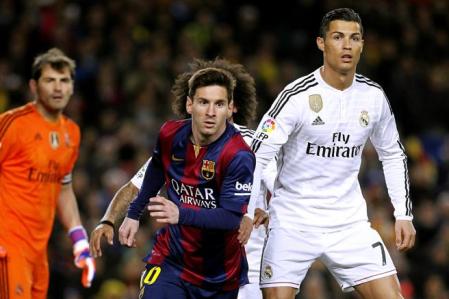 FOTO ALEX GARCIA MESSI SE ESCAPA DE CRISTIANO EN EL,PARTIDO DE LIGA EN EL CAMP NOU ENTRE EL FC BARCELONA Y EL REAL MADRID EN EL CAMP NOU 2014/03/22