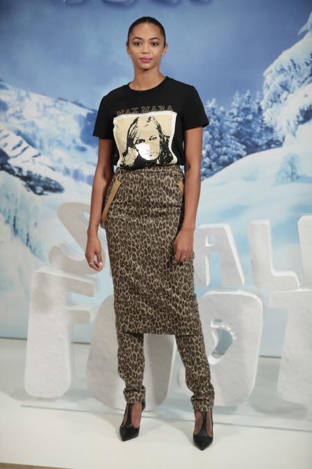 Actress Berta Vazquez during promotion movie Smallfoot in Madrid on Thursday , 04 october 2018