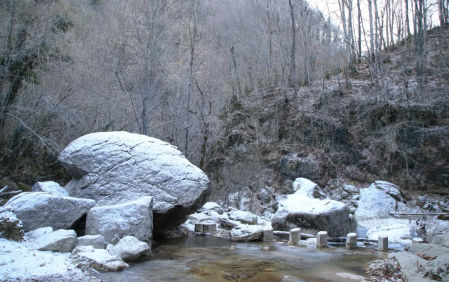 El Salt del Molí helado.