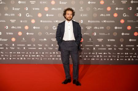 Pol López, protagonista de 'Suro', a su llegada a la gala