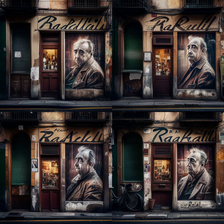 El Raval según Midjourney