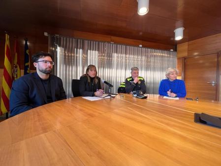 Gemma Badia presentando la nueva ordenanza de cirulación