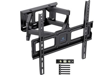 PERLESMITH Soporte TV Pared Articulado Inclinable Y Giratorio