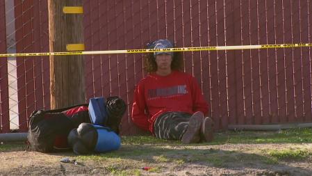 Kai, 'el mochilero del hacha', en la escena donde se produjo el incidente con el agresor