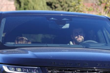 Gerard Piqué and son Milan in Barcelona, 22 january 2023