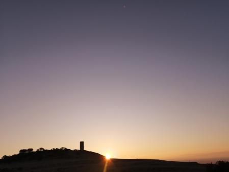Amanecer en el Pilar d'Almenara.