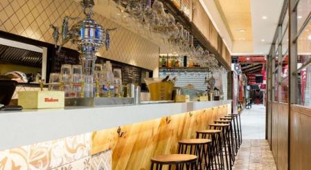 Barra del restaurante Casa Dani