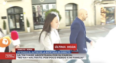 La Policía Nacional detuvo ayer al hombre que abofeteó a Simona.