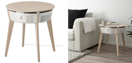 STARKVIND, mesa con purificador aire