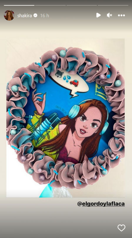 tarta cumpleaños shakira