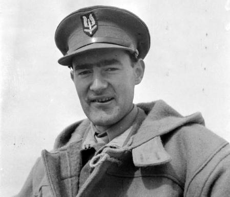 David Stirling, al frente del SAS, en una foto de entre 1939 y 1945